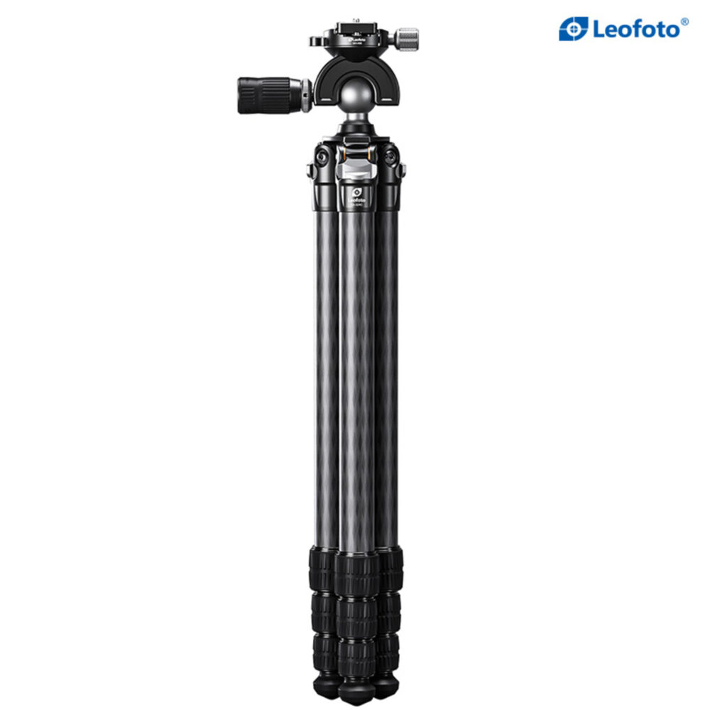 Leofoto SA-324C Tripod ingeklapt carbon statief in compact transportformaat