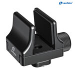 Leofoto MK-40 Balhoofd GS-3 geweerklemhouder productfoto met rubberen klembekken
