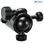Leofoto MK-40 Balhoofd close-up van de 40mm kogel met knoppen voor verstelling