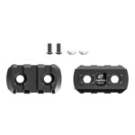 Leofoto MLP-40 Picatinny-rail set met rail en bevestigingsmateriaal zoals schroeven en M-LOK T-moeren