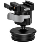 Leofoto-MAB-75X-1 Leofoto MAB-75X Montageplatform detail van hybride Arca/Picatinny klem op 75 mm adapter