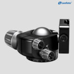 Leofoto LH-40SC kogelkop zijaanzicht met ergonomische klemknop en frictieknop