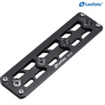 Leofoto GSP-140 Adaptersrail onderzijde met Arca-Swiss profiel en Leofoto-logo