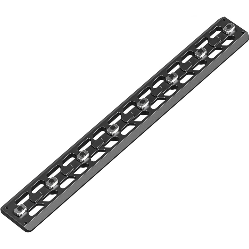 Leofoto GSP-300 Adaptersrail productfoto van 300mm rail in schuin vooraanzicht