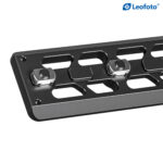Leofoto GSP-300 Adaptersrail close-up van M-Lok montagepunten en sleuven