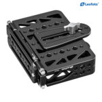 Leofoto FDM-05 Montageplatte compact ingeklapt transportformaat met vergrendelknoppen